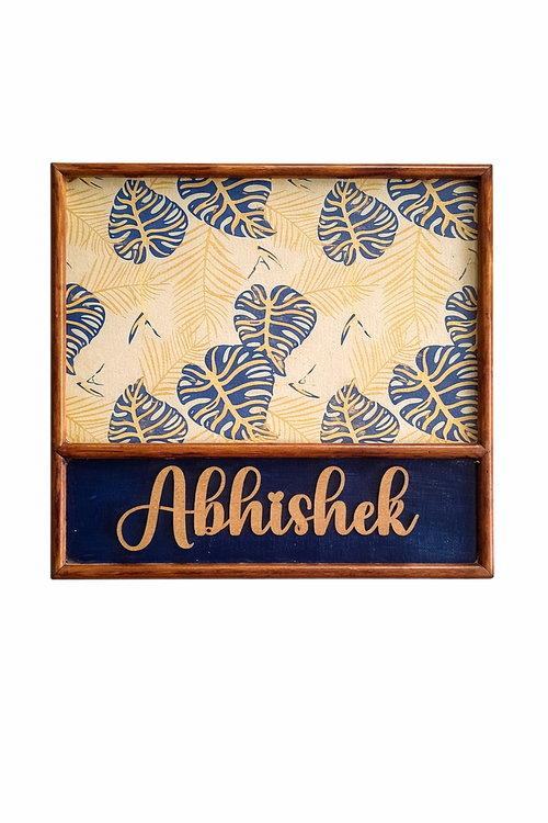 Printed - limited edition wood and hand-paper nameplates